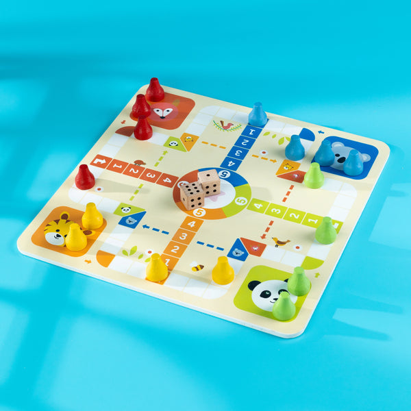 2-in-1 Ludo & Snake Ladder – Classic Family Fun