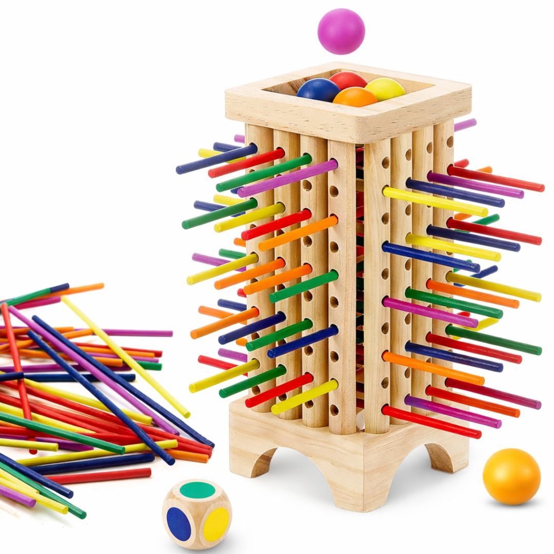 Arty buds Stick Drawing Game – Creative Wooden Pattern & Logic Building Toy for Kids