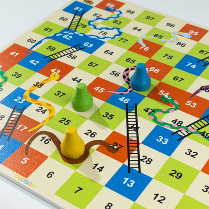 2-in-1 Ludo & Snake Ladder – Classic Family Fun