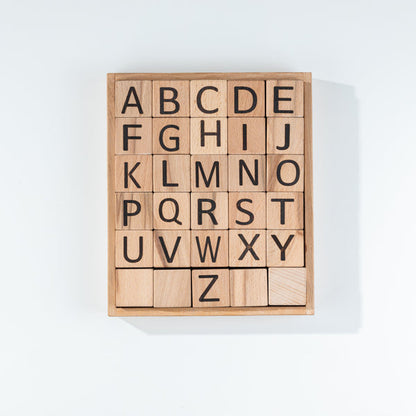 4-in-1 Wooden Block Set – 30 Big Learning Blocks