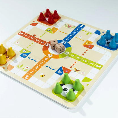 2-in-1 Ludo & Snake Ladder – Classic Family Fun