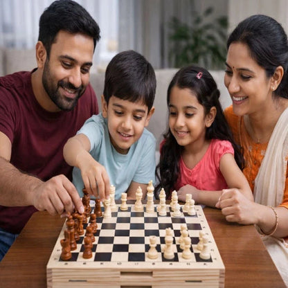 2-in-1 Sling & Chess Game – Fun Family Challenge