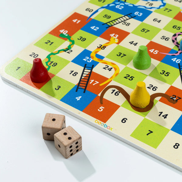 2-in-1 Ludo & Snake Ladder – Classic Family Fun