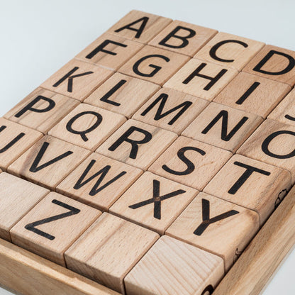 4-in-1 Wooden Block Set – 30 Big Learning Blocks