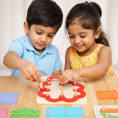 Wooden Montessori Building & Creative Construction Toy for Kids