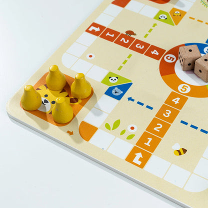 2-in-1 Ludo & Snake Ladder – Classic Family Fun