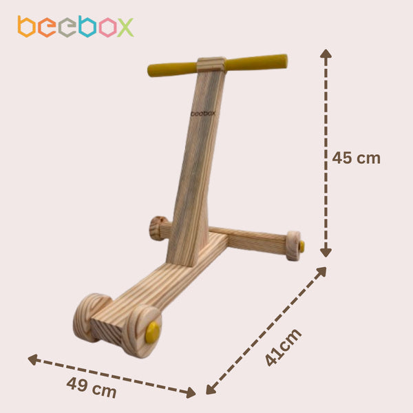 Wooden Baby Walker – Push & Ride Fun