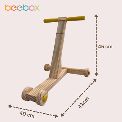 Wooden Baby Walker – Push & Ride Fun