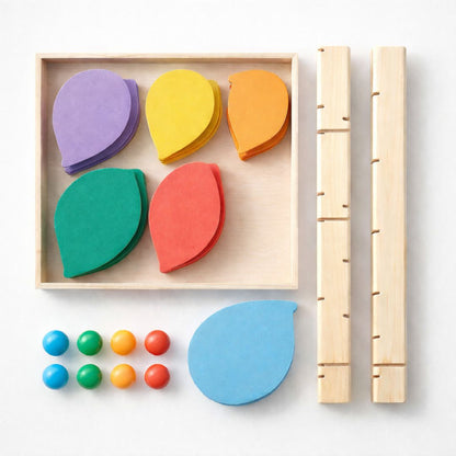 Rainbow Music Tree – Wooden Sensory Musical Toy for Toddlers & Kids