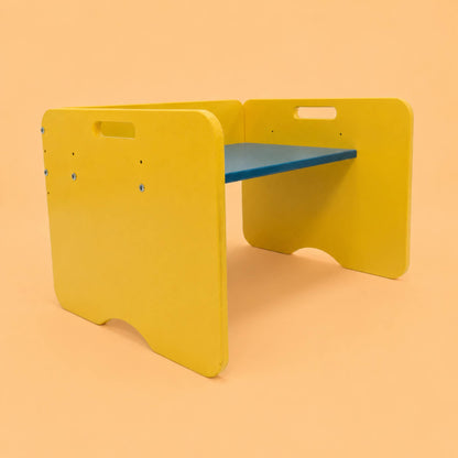 Montessori Wooden Kids Table & Chair Set | Activity Table for Toddlers | Study & Play Furniture | Arty Buds