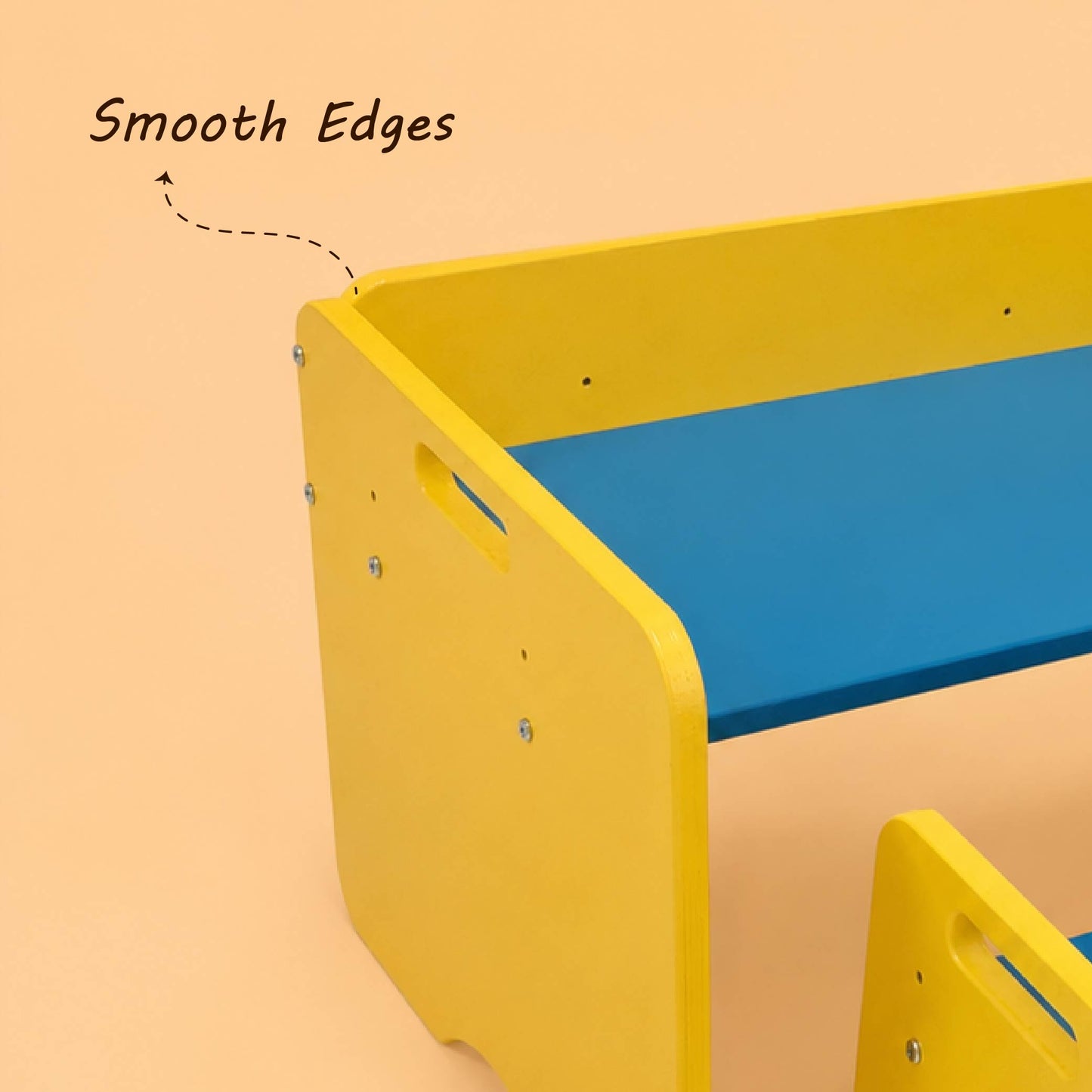 Montessori Wooden Kids Table & Chair Set | Activity Table for Toddlers | Study & Play Furniture | Arty Buds