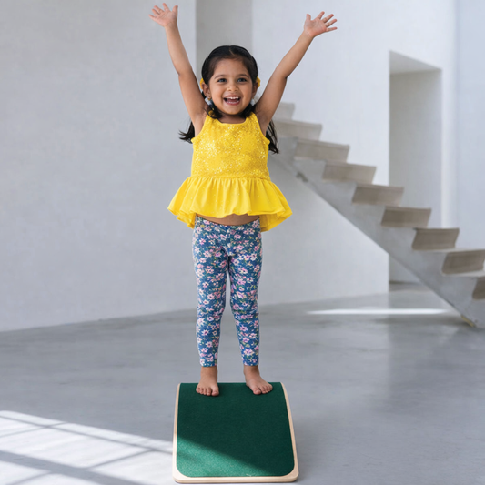 Wooden Kids Balancing Board Game – Style Active Play Toy for Balance & Coordination