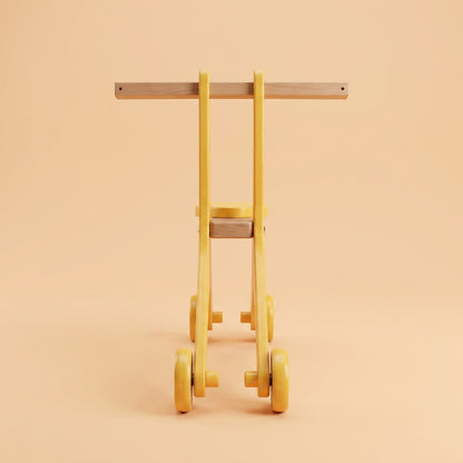 2-in-1 Wooden Push Walker & Ride-On Toy for Toddlers