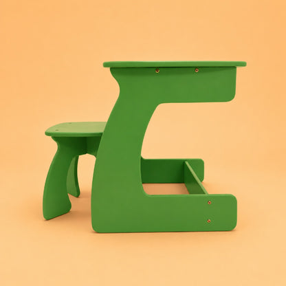 Wooden Kids Table & Chair Set for Study, Play & Learning