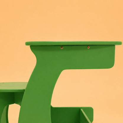 Wooden Kids Table & Chair Set for Study, Play & Learning