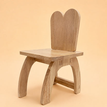 Arty Buds Wooden Kids Table & Chair Set | Montessori Study & Activity Furniture | Premium Natural Wood